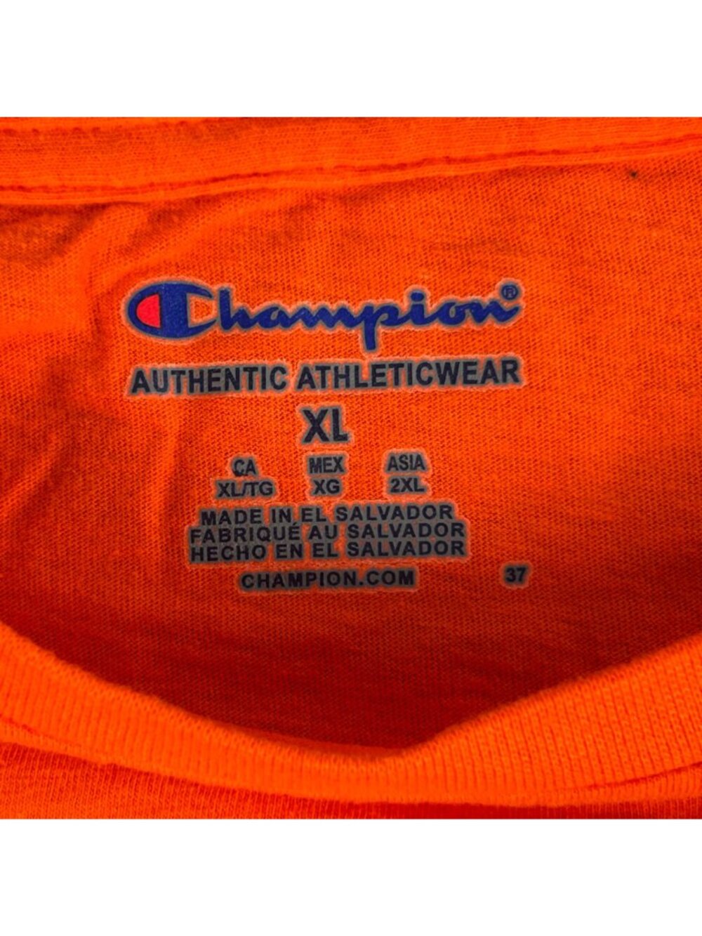 Princeton Orange T Shirt XL Champion Princeton University Tigers Athletic - Picture 3 of 7